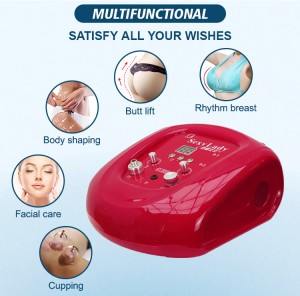 Portable vacuum therapy breast buttock enlargement machine cupping