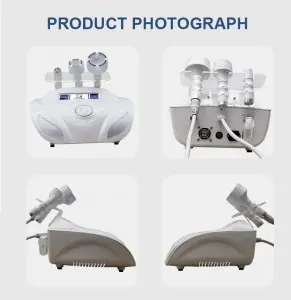 3 Handles Body Face Eyes Slimming Vacuum Suction Cavitation Radio Frequency