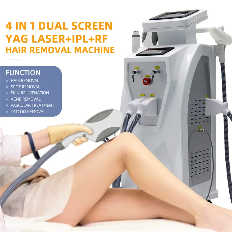 3 In 1 IPL Laser Rf OPT Hair Remover Laser Machine Factory hair removal and tatoo removal machine (1)