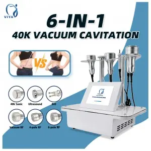 Reduce fat 6 in 1 Portable Cavitation Vacuum rf radio Fatness Removal Machine