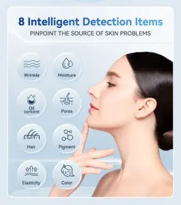 Portable 3 in 1 co2 bubble oxygenation oxygen jet peel facial multipolar rf machine with skin analyzer