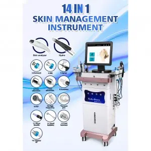 14-in-1 Skin Management Instrument – Professional Hydra Facial & Skin Rejuvenation System