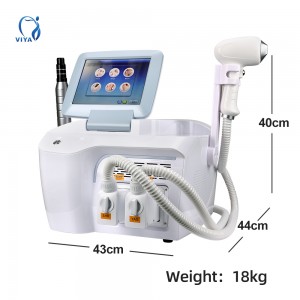 Multi-function Laser Machine for Hair Removal + Tattoo Removal + Remove moles