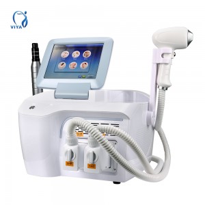 Multi-function Laser Machine for Hair Removal + Tattoo Removal + Remove moles