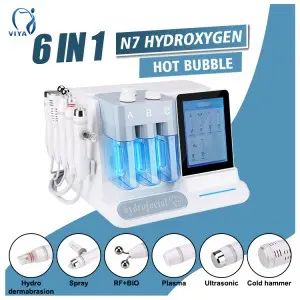 6 In 1 Oxygen Jet Dermabrasion Aqua Peeling Beauty Face Equipment