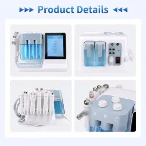 6 In 1 Oxygen Jet Dermabrasion Aqua Peeling Beauty Face Equipment