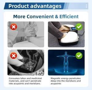 Foot Magnetic Energy SPA Heating Massager Health Care Biological Terahertz Physical Therapy Device  Biotherapy
